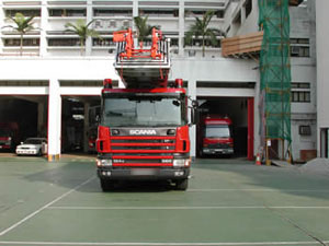 相片 1: 消防處鋼梯車／梯台車
